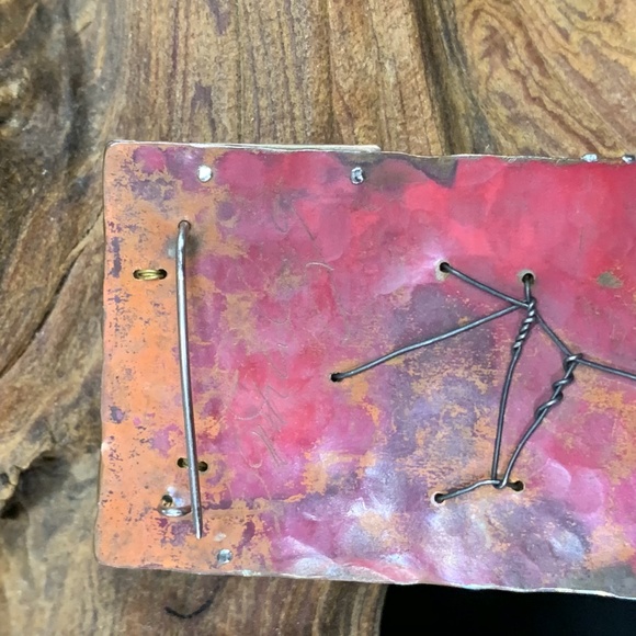 Stone & Metal Tree Pin - Picture 4 of 4